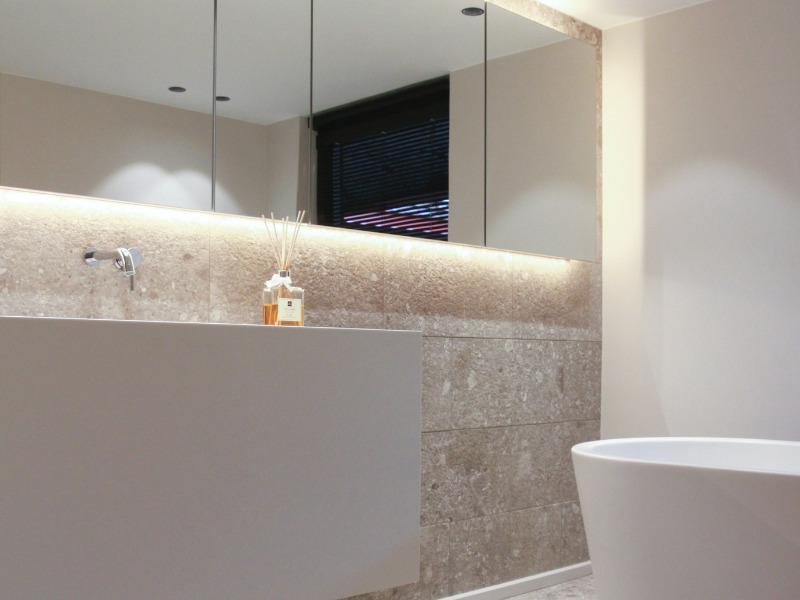 Completed interior renovation in Mallorca home