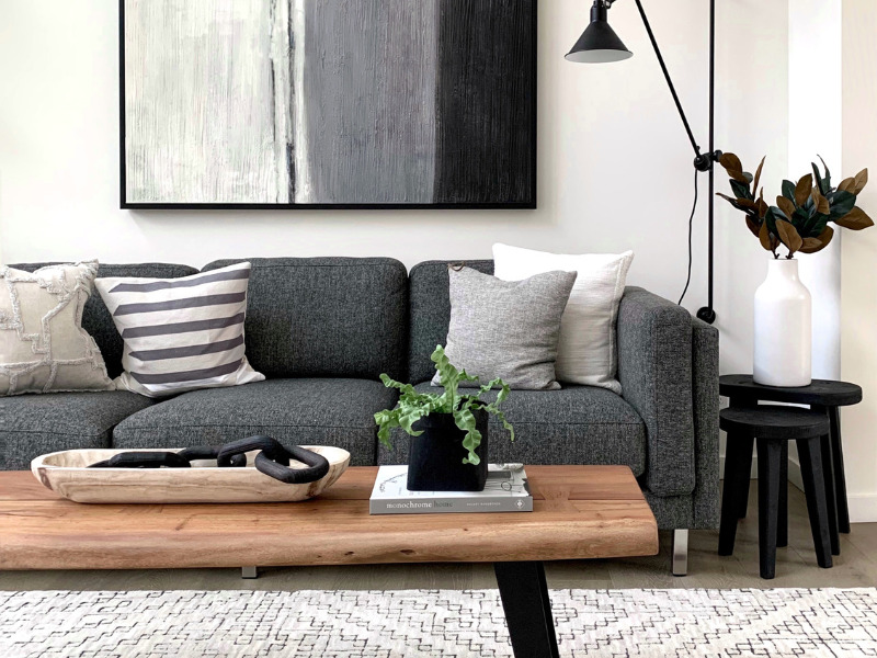 Open plan living area design